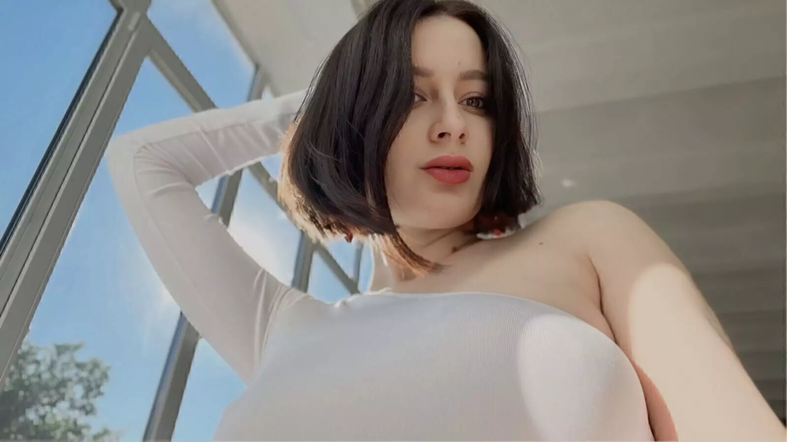  RELATED VIDEOS - WEBCAM RousLucy STRIPS AND MASTURBATES